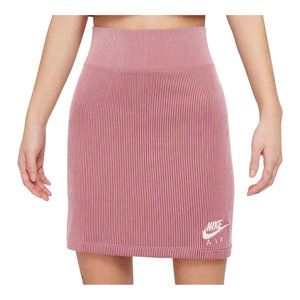 NIKE Air Sportswear Ribbed Tight Fit Skirt CZ9343-630 Women's Size X-Small XS